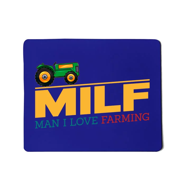 Man I Love Farming I Fun Milf Football Fan Gift Mousepad