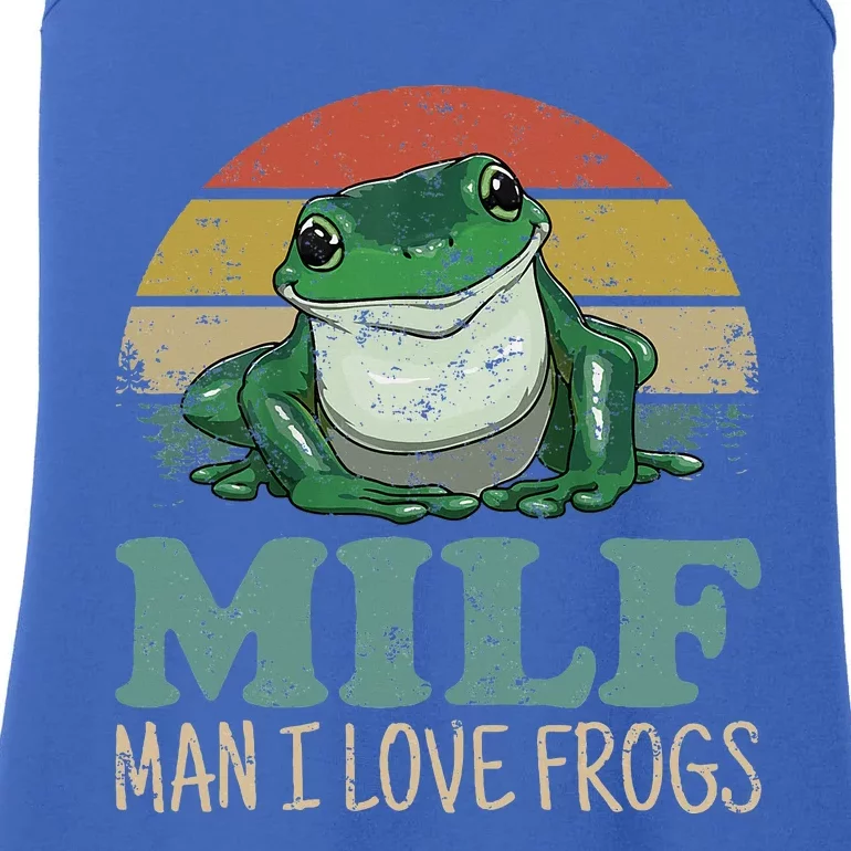 Milfman I Love Frogs Ladies Essential Tank