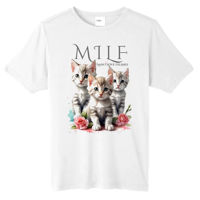 Man I Love Felines ChromaSoft Performance T-Shirt