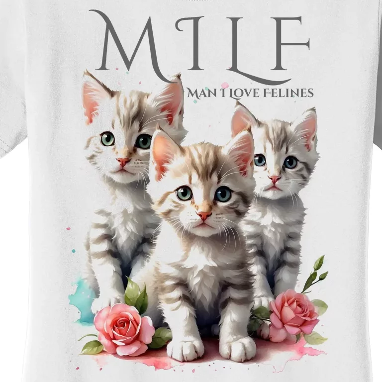 Man I Love Felines Women's T-Shirt