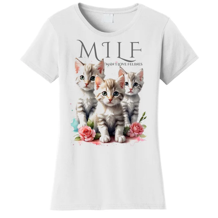 Man I Love Felines Women's T-Shirt