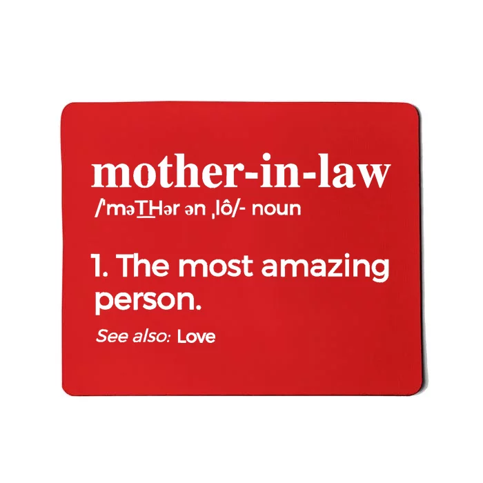 Mother In Law, Mom & Mothers-In- Law Mousepad