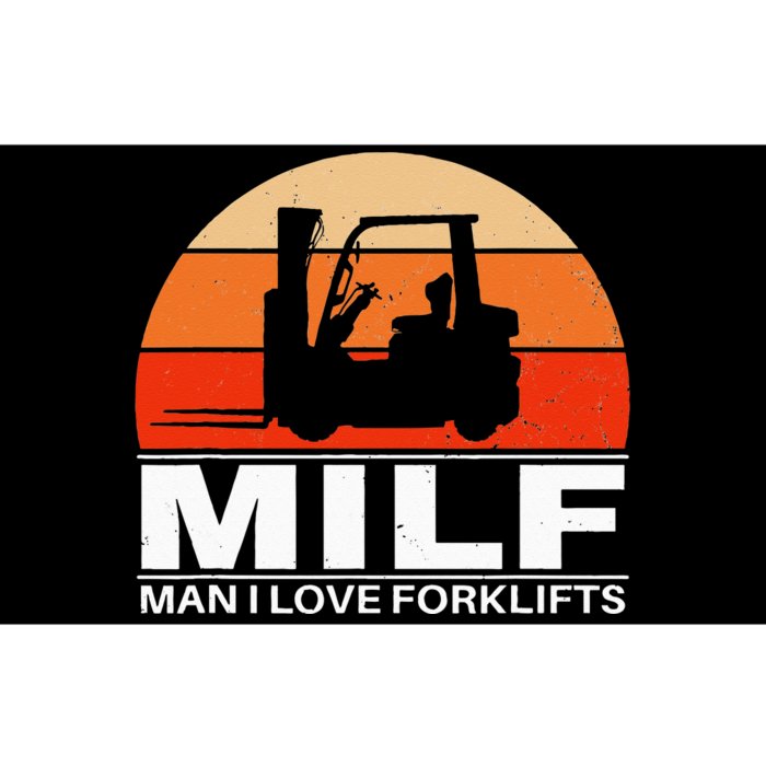 Man I love Forklifts Bumper Sticker