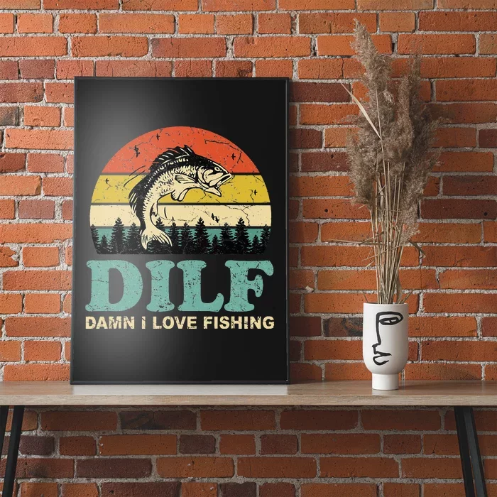 MILF-Man I Love Fishing Funny Fishing Fisher Angler Poster