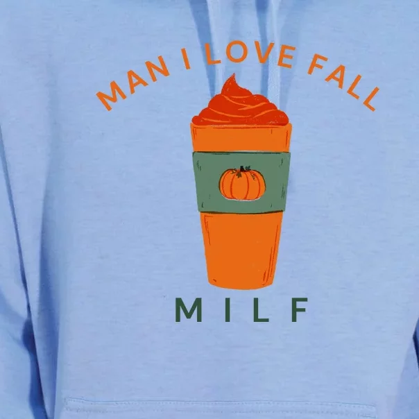 Man I Love Fall Funny Unisex Surf Hoodie