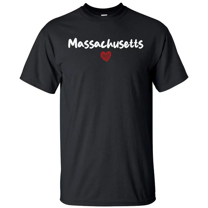 Massachusetts I Love Massachusetts Classic Tall T-Shirt