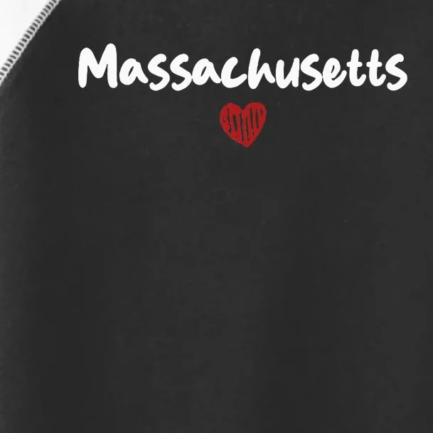 Massachusetts I Love Massachusetts Classic Toddler Fine Jersey T-Shirt