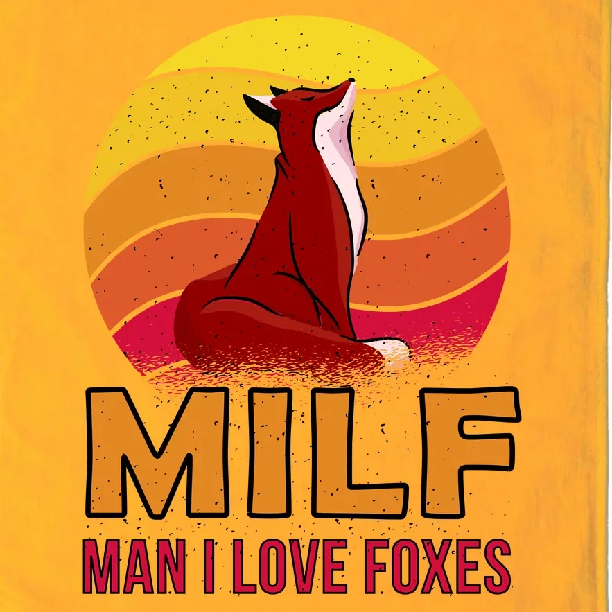 Man I Love Foxes MILF Platinum Collection Golf Towel