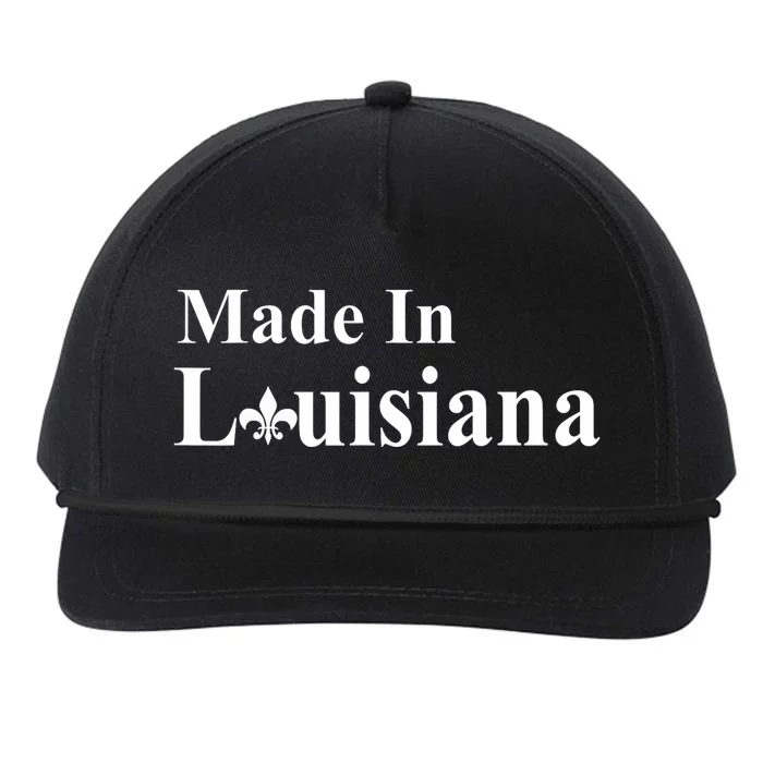 Made In Louisiana Fleur Southern Gulf Coast Resident Snapback Five-Panel Rope Hat