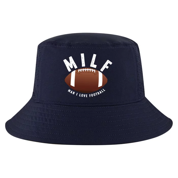 Milf I Love Football Funny Funny Gift Cool Comfort Performance Bucket Hat