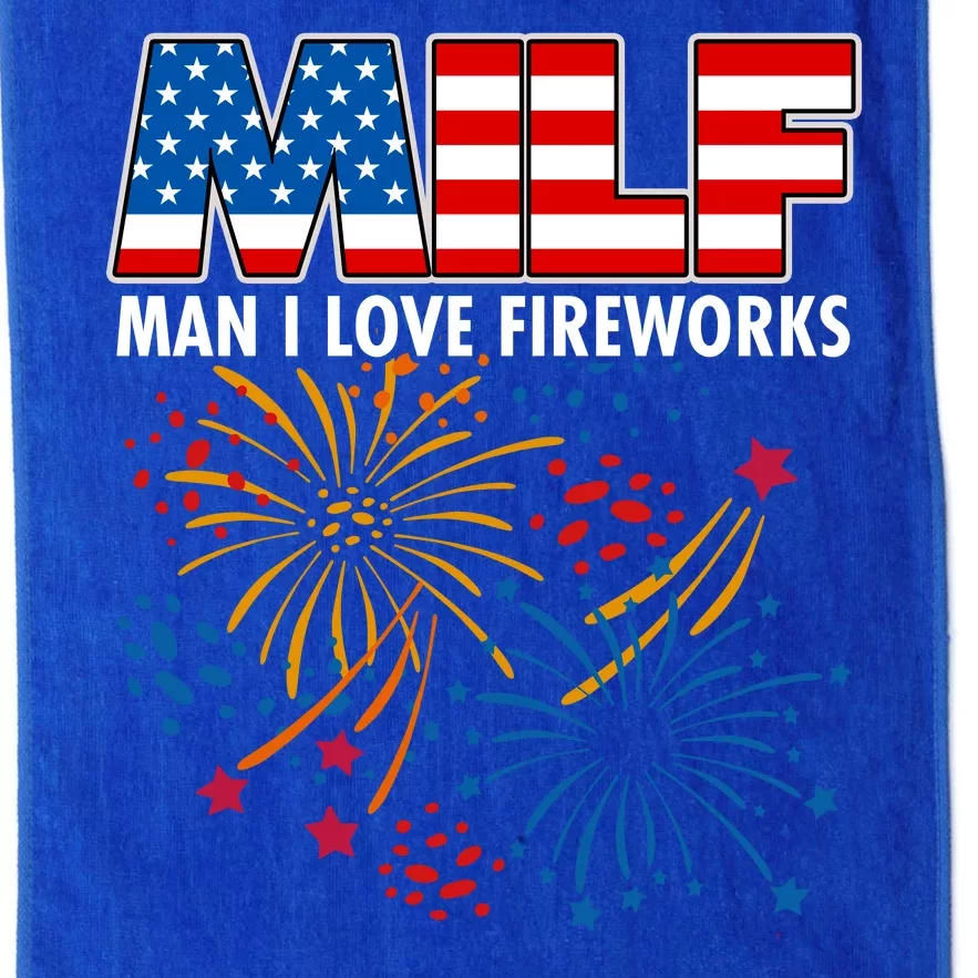 MILF Man I Love Firework Platinum Collection Golf Towel