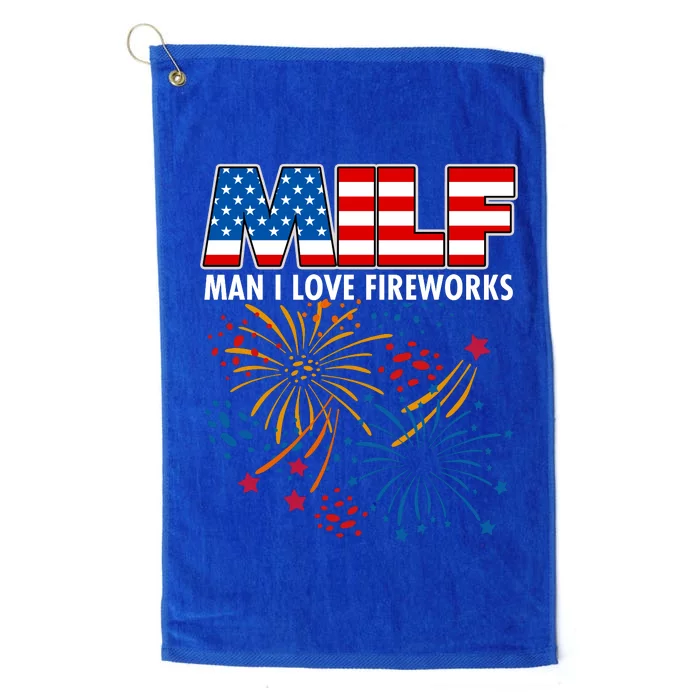 MILF Man I Love Firework Platinum Collection Golf Towel