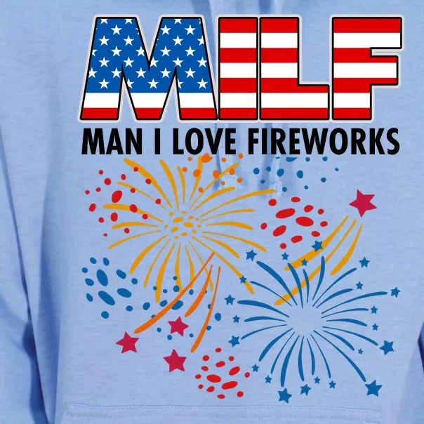 MILF Man I Love Firework Unisex Surf Hoodie