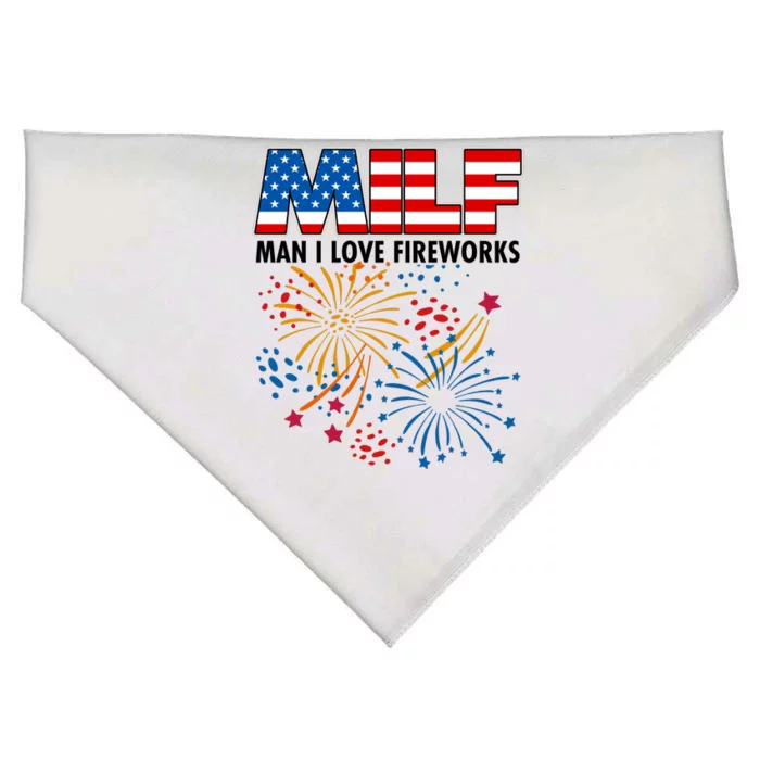 MILF Man I Love Firework USA-Made Doggie Bandana