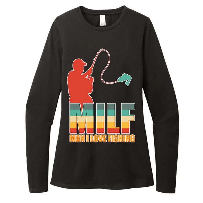 MILF Man I Love Fishing Womens CVC Long Sleeve Shirt