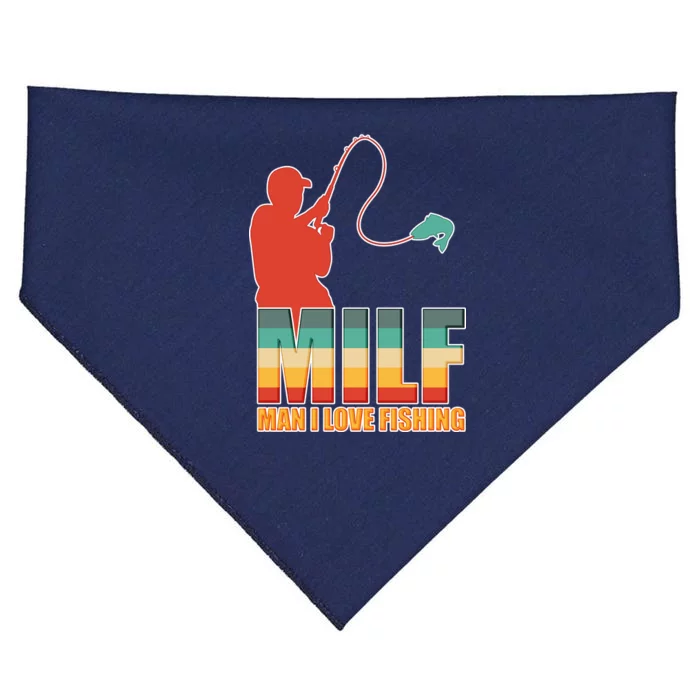 MILF Man I Love Fishing USA-Made Doggie Bandana