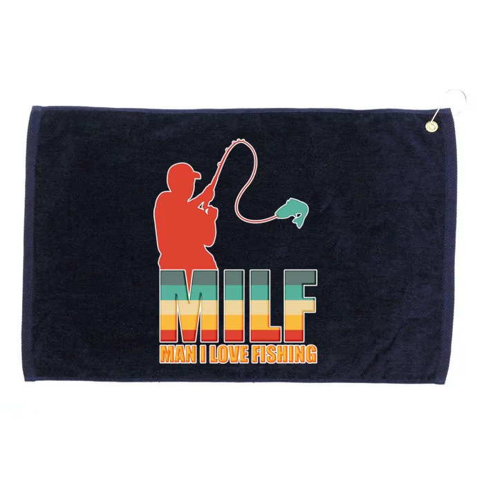 MILF Man I Love Fishing Grommeted Golf Towel