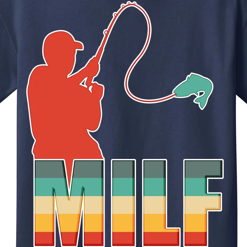 MILF Man I Love Fishing Kids T-Shirt