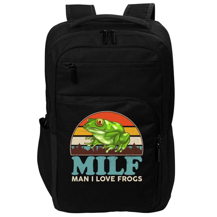 MILF Man I Love Frogs Impact Tech Backpack