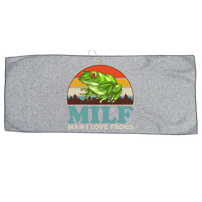 MILF Man I Love Frogs Large Microfiber Waffle Golf Towel