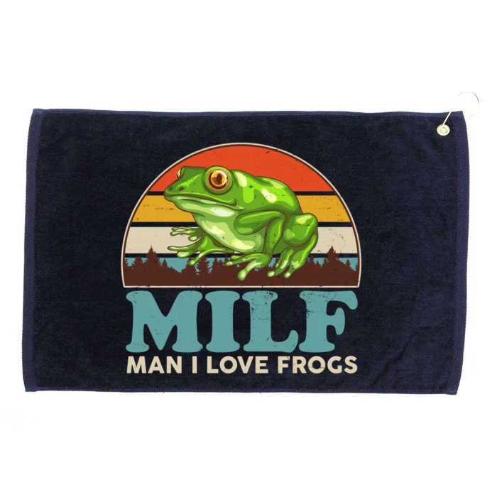 MILF Man I Love Frogs Grommeted Golf Towel