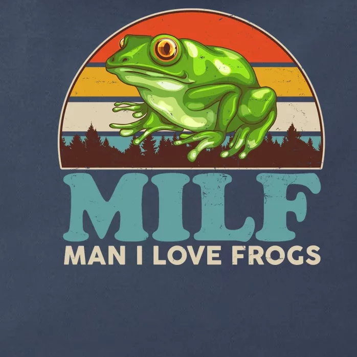 MILF Man I Love Frogs Zip Tote Bag