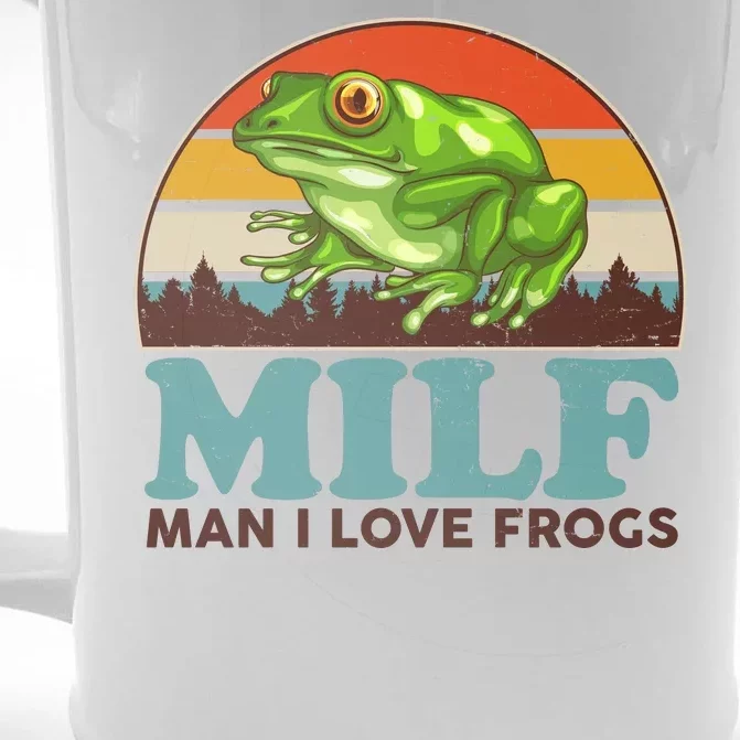 MILF Man I Love Frogs Front & Back Beer Stein