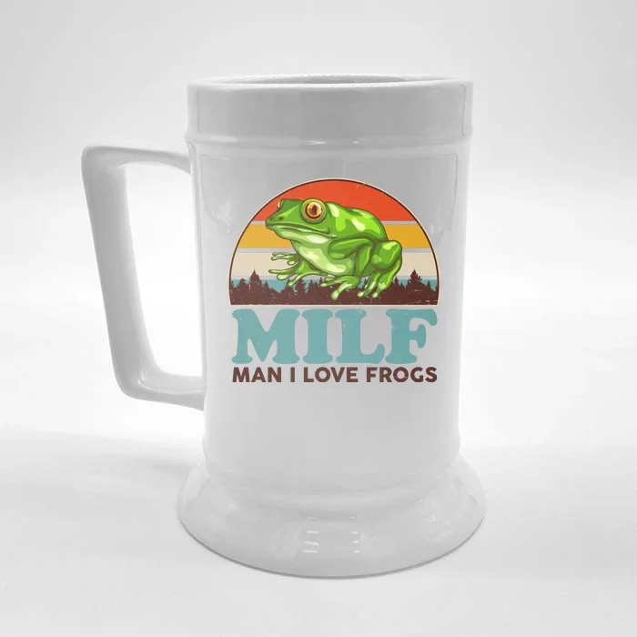 MILF Man I Love Frogs Front & Back Beer Stein