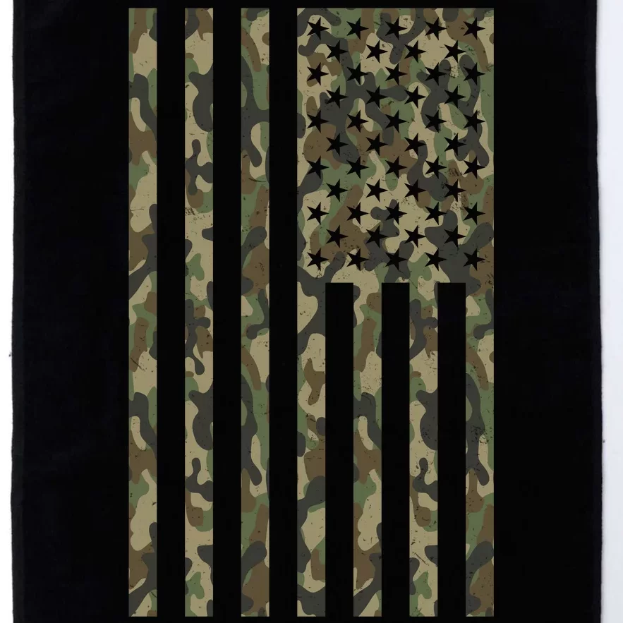 Military Camouflage USA American Flag Platinum Collection Golf Towel