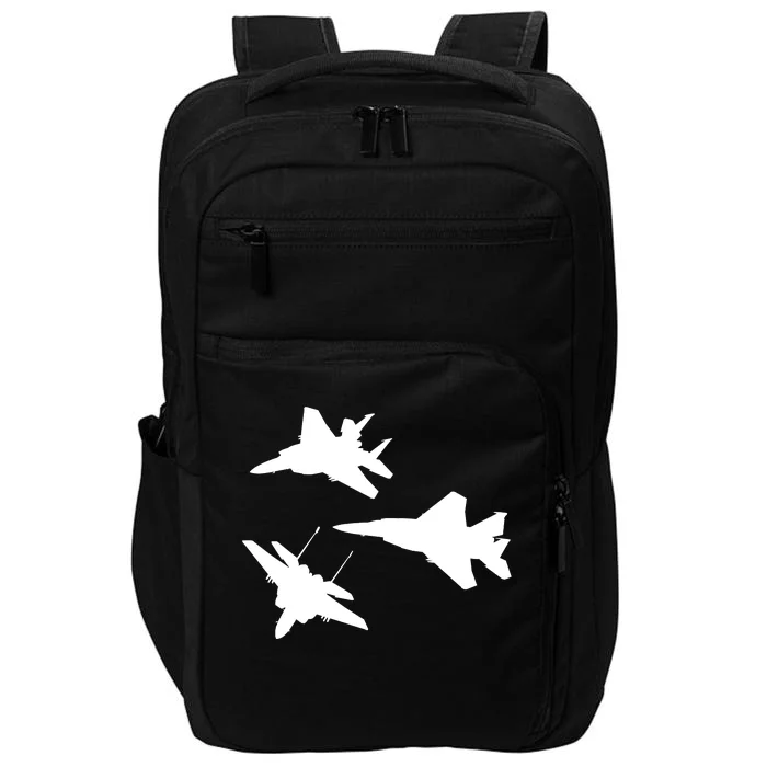 Military Fighter Jets Impact Tech Backpack