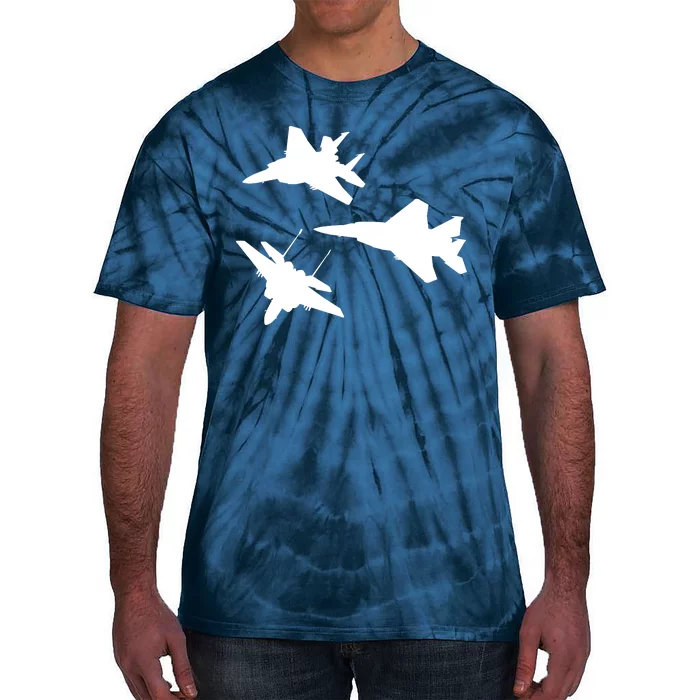 Military Fighter Jets Tie-Dye T-Shirt