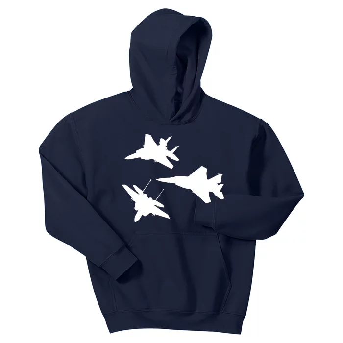 Military Fighter Jets Kids Hoodie