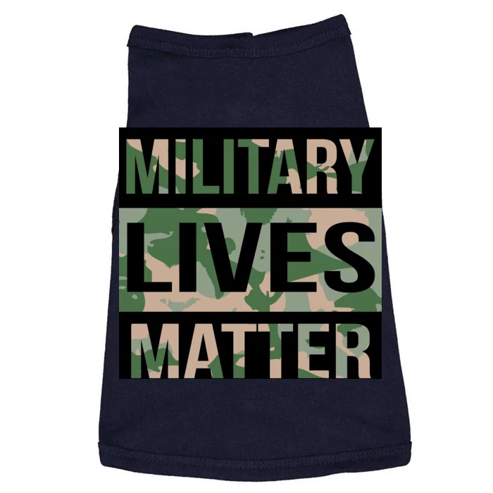 Military Lives Matter Doggie Tank