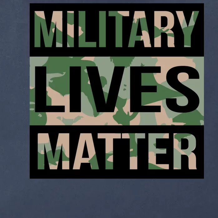 Military Lives Matter Zip Tote Bag