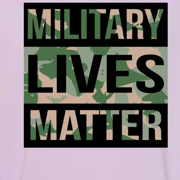 Military Lives Matter Garment-Dyed Sweatshirt