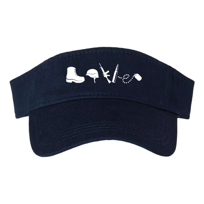 Military Love Valucap Bio-Washed Visor