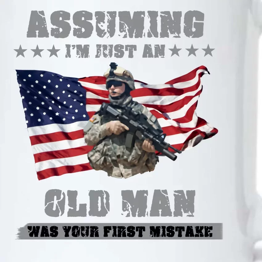 Military man shit Black Color Changing Mug