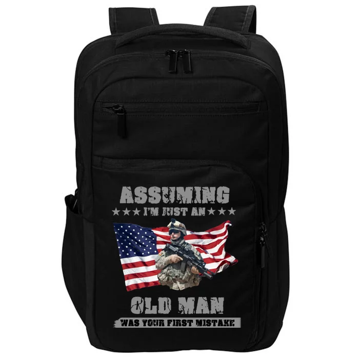 Military man shit Impact Tech Backpack