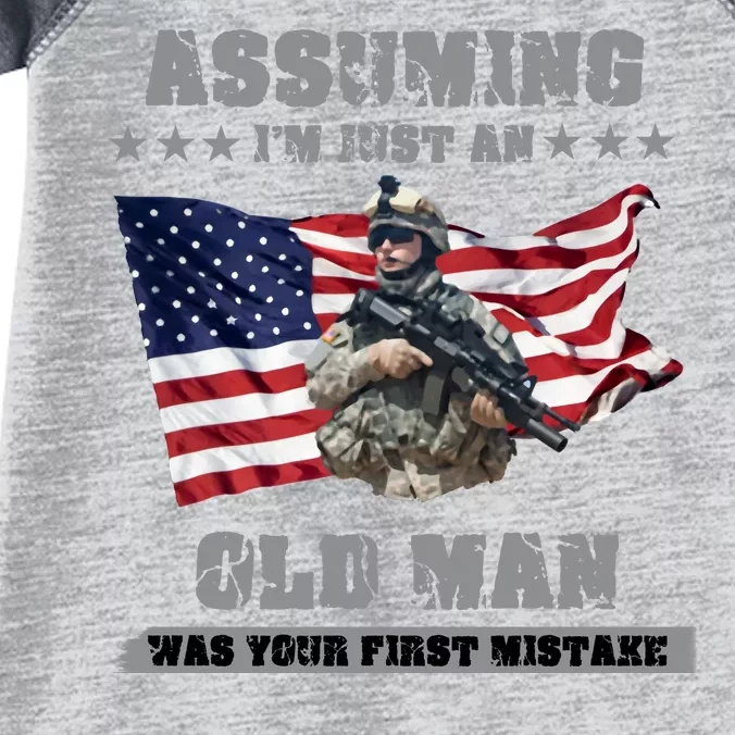 Military man shit Infant Baby Jersey Bodysuit