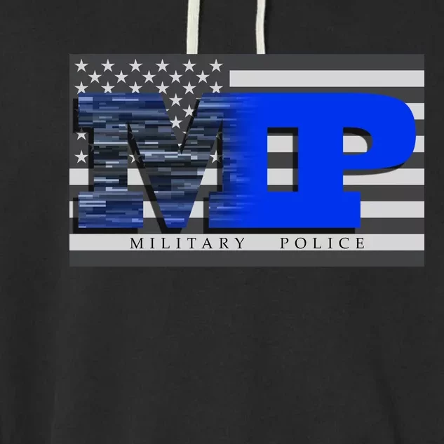 Military Police MP Flag Garment-Dyed Fleece Hoodie