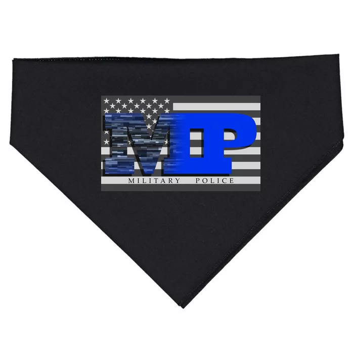 Military Police MP Flag USA-Made Doggie Bandana