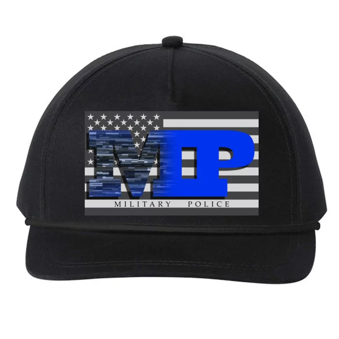 Military Police MP Flag Snapback Five-Panel Rope Hat