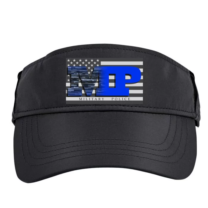 Military Police MP Flag Adult Drive Performance Visor