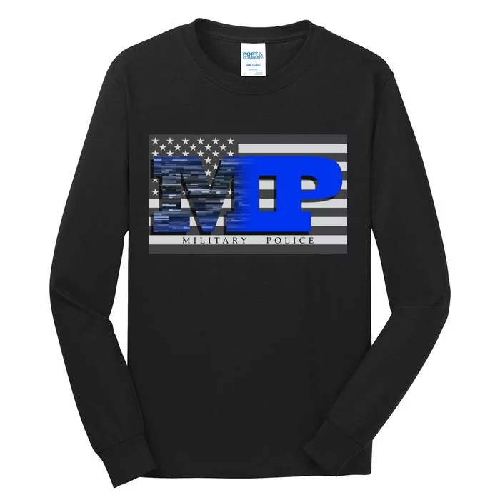 Military Police MP Flag Tall Long Sleeve T-Shirt