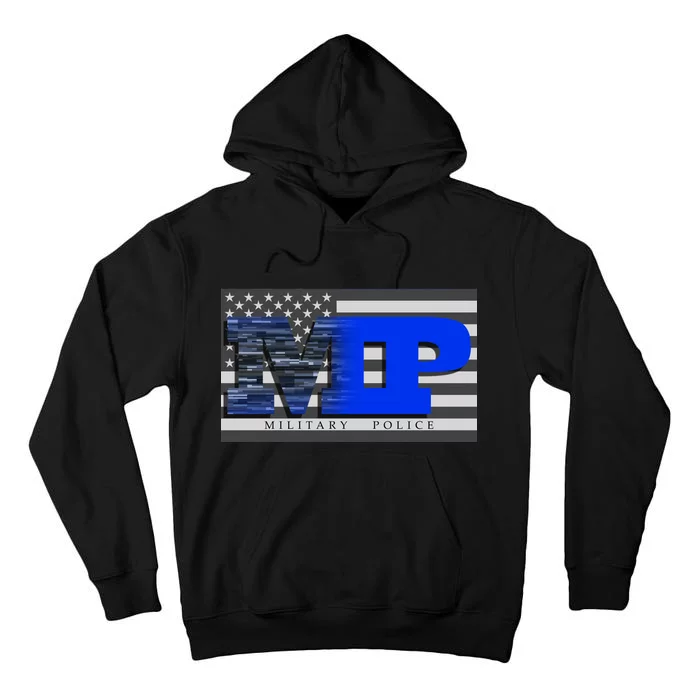 Military Police MP Flag Tall Hoodie