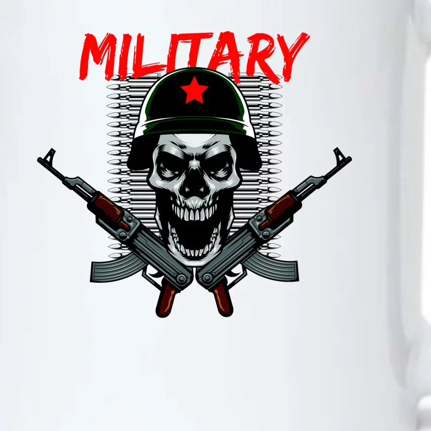 Military Skeleton Black Color Changing Mug