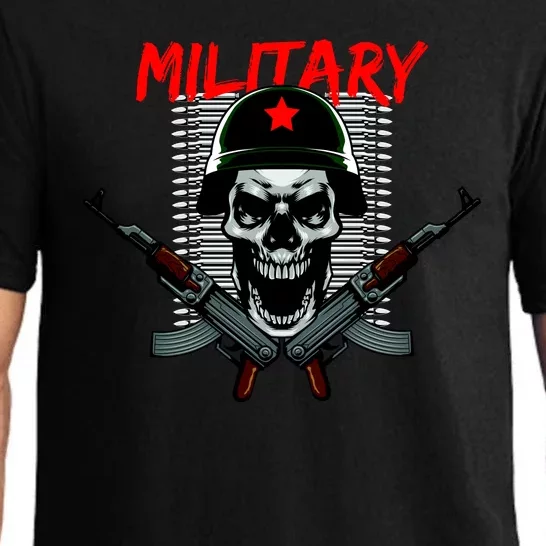 Military Skeleton Pajama Set