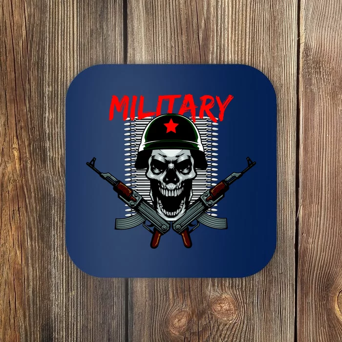 Military Skeleton Coaster