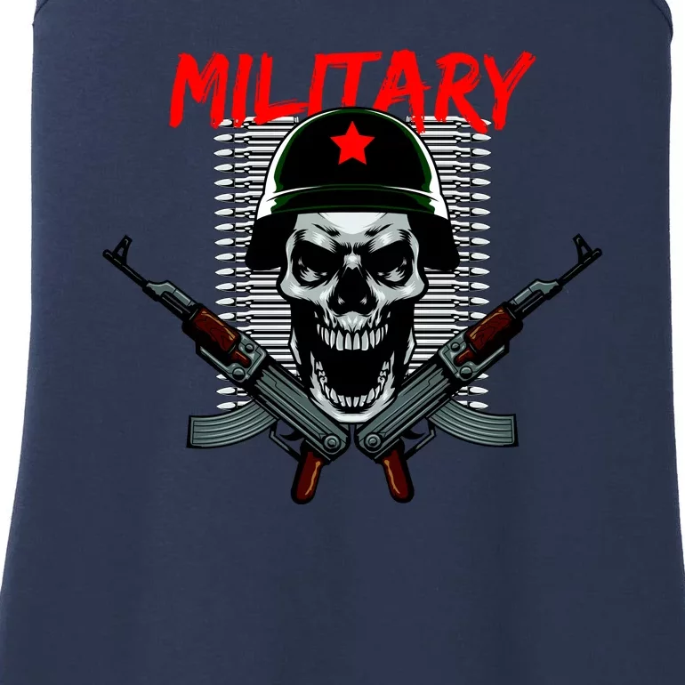 Military Skeleton Ladies Essential Tank