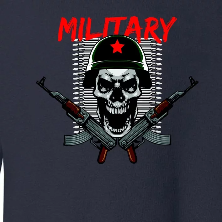 Military Skeleton Toddler Sweatshirt